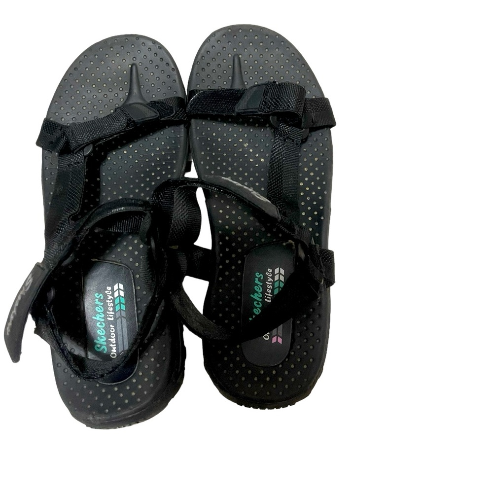 ❤️Sketchers Outdoor Lifestyle Black Strappy Sandals